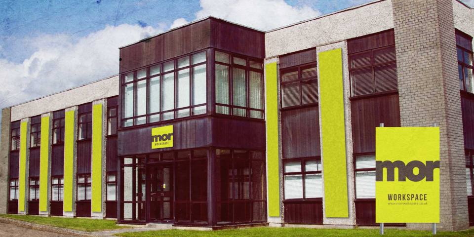 Creative design of external Mor building with green accents