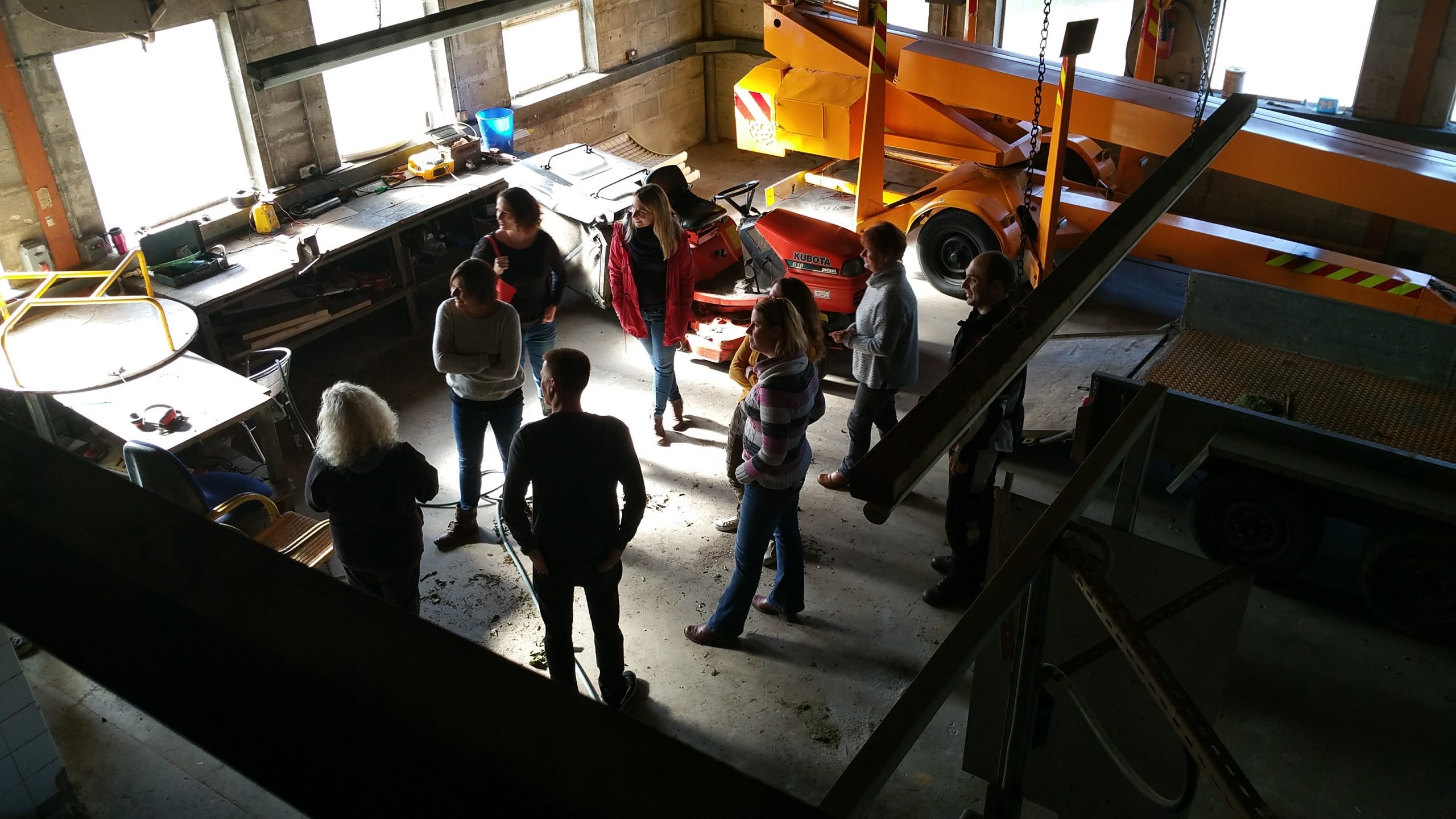 Matt Miller sharing his vision to his clients for the build of Mor workspace in one of the old factory spaces